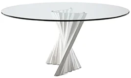 Mesa de comedor redonda moderna Plisset