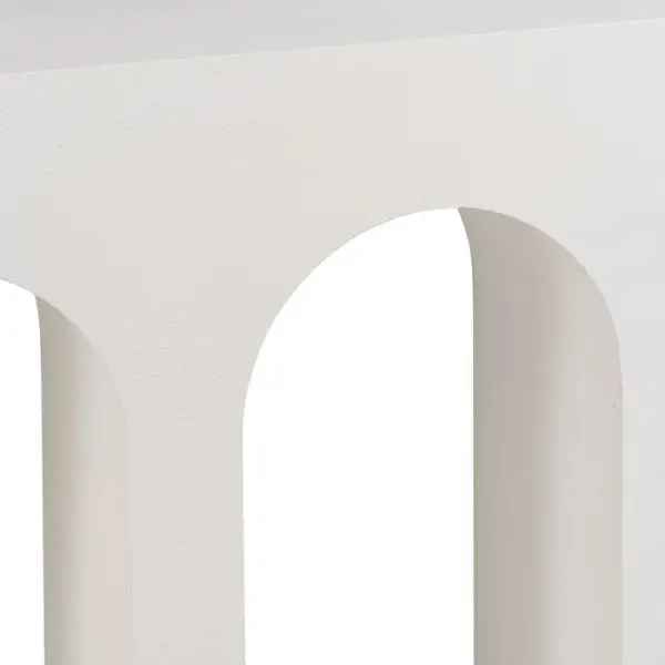 Consola minimalista cálida arcos