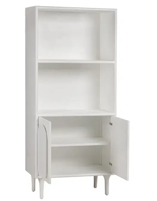 Librería minimalista cálida Edén