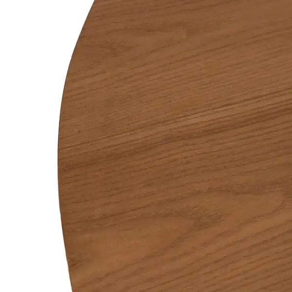 Mesa de comedor negro natural minimalista Edén