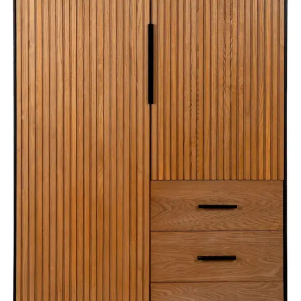 Armario negro natural minimalista Edén