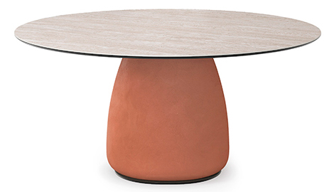 Mesa de comedor redonda pequea keramik Botero Cattelan
