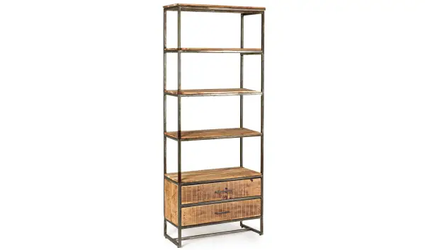 Liberia Industrial Elm 4 baldas 2 cajones