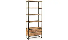 Liberia Industrial Elm 4 baldas 2 cajones