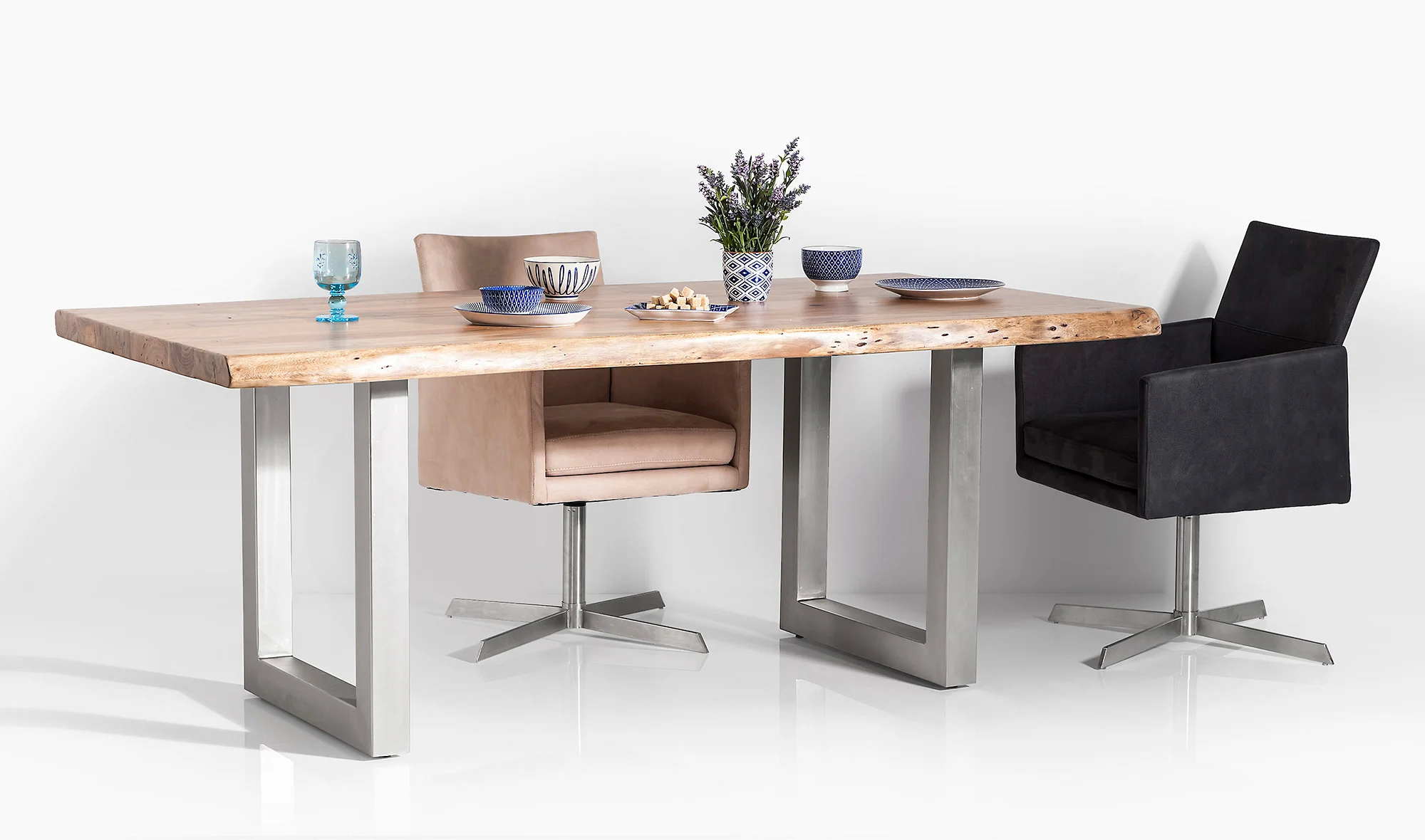 Mesa de comedor madera Nature Line gran