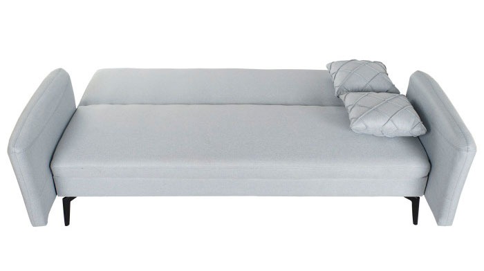 Sofá cama minimalista blanco