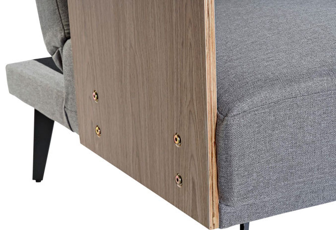 Sofá cama eucalipto metal minimalista