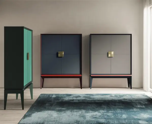 Aparador alto 2 puertas moderno triangle Soft