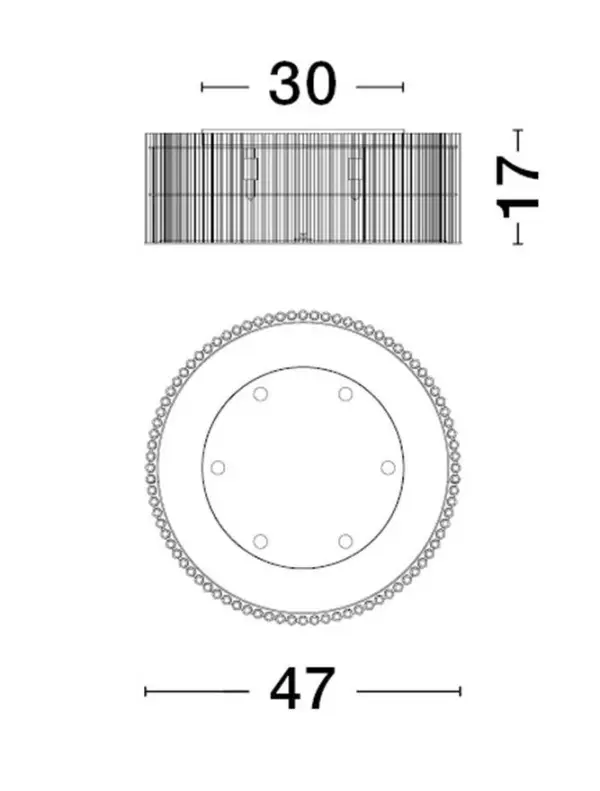 Lampara minimalista BAROK