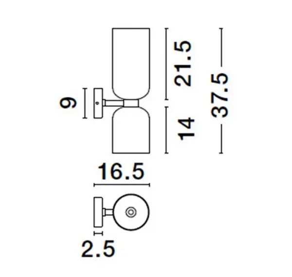 Lampara aplique Palmer