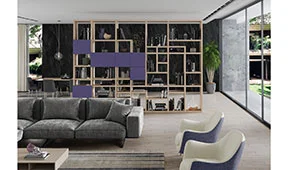 Librería separador de ambiente ultra violet Adagio