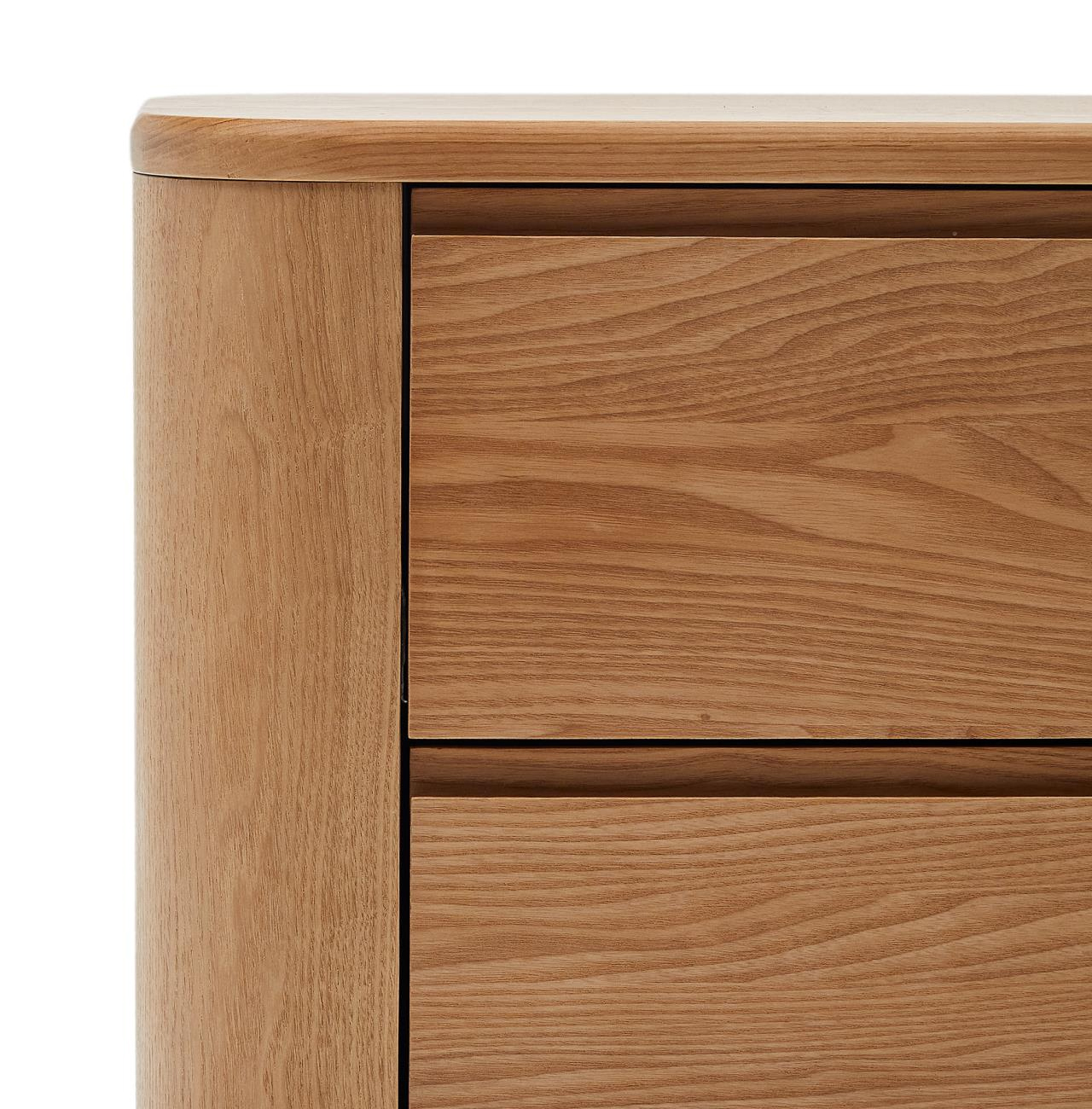 Cómoda de madera contrachapa de fresno salaya