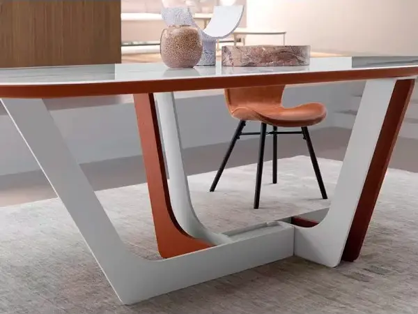 Mesa de comedor my glass y metal Cosmopolitan Devina Nais