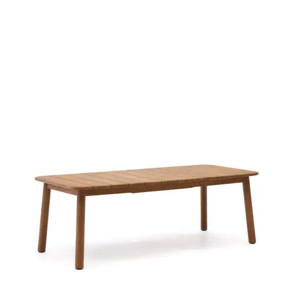 Mesa extensible de exterior de madera maciza Turqueta