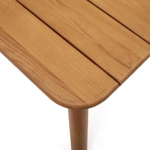 Mesa extensible de exterior de madera maciza Turqueta