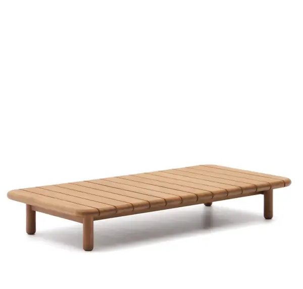 Mesa de centro de madera maciza de teca Turqueta
