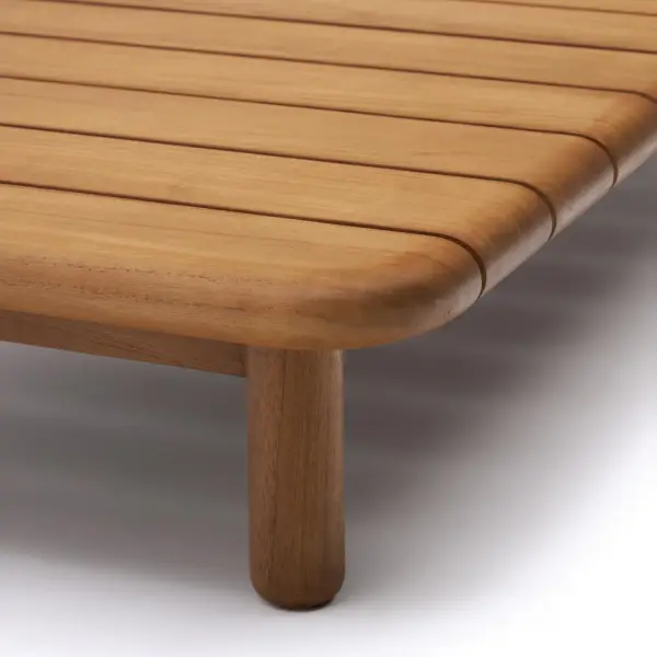 Mesa de centro de madera maciza de teca Turqueta
