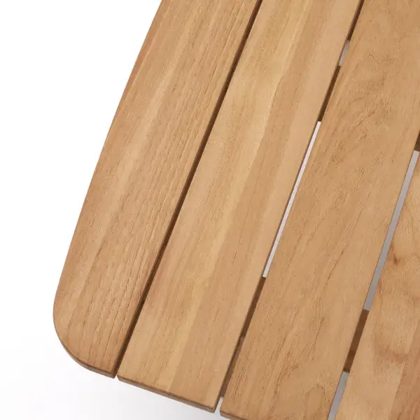 Mesa auxiliar de madera maciza de teca Tirant