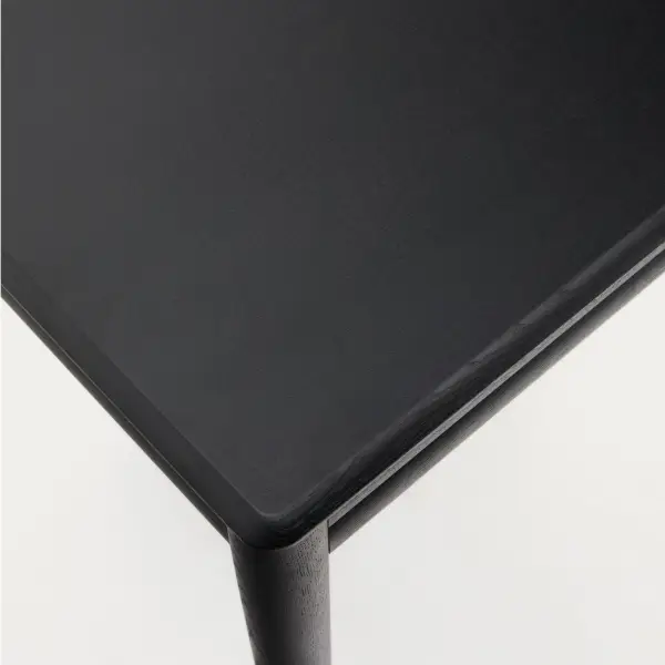 Mesa extensible de chapa y madera maciza Lenon