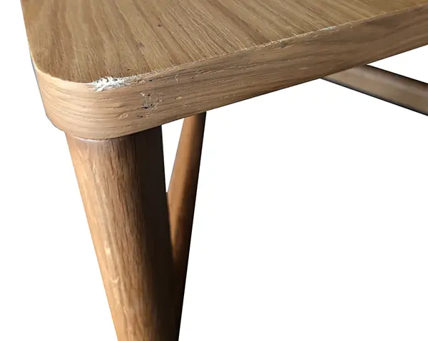 Mesa de centro rectangular roble Amazonas Lig. defecots
