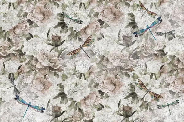 Papel pintado Dragon Flies by Instabilelab