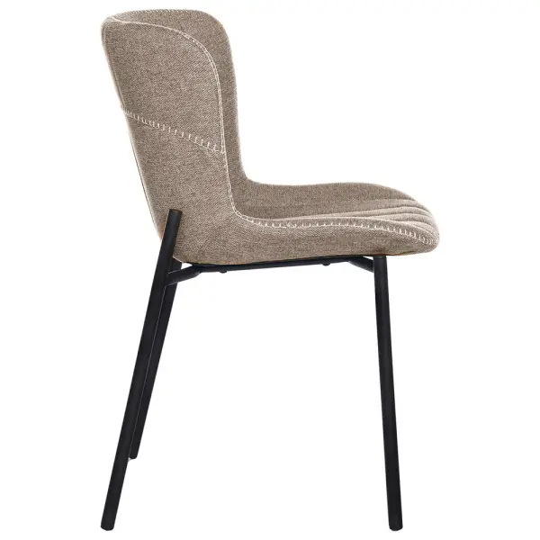 Silla industrial taupe Mayka