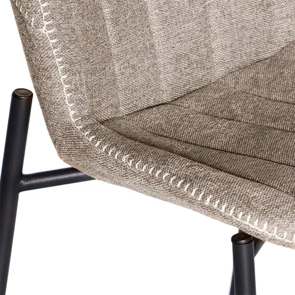 Silla industrial taupe Mayka