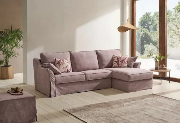 Sofá cama con chaise longue Varenna