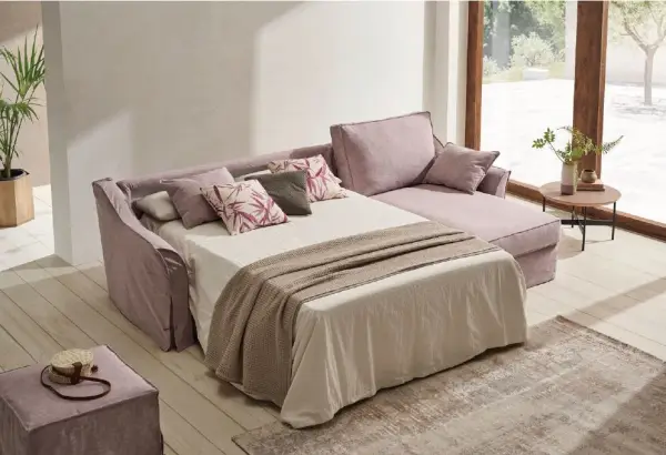 Sofá cama con chaise longue Varenna