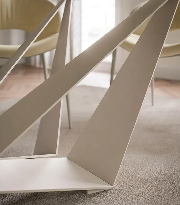 Mesa de comedor keramik borghini calacatta mate Skorpio Cattelan