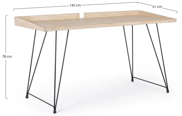Mesa de escritorio industrial Distric