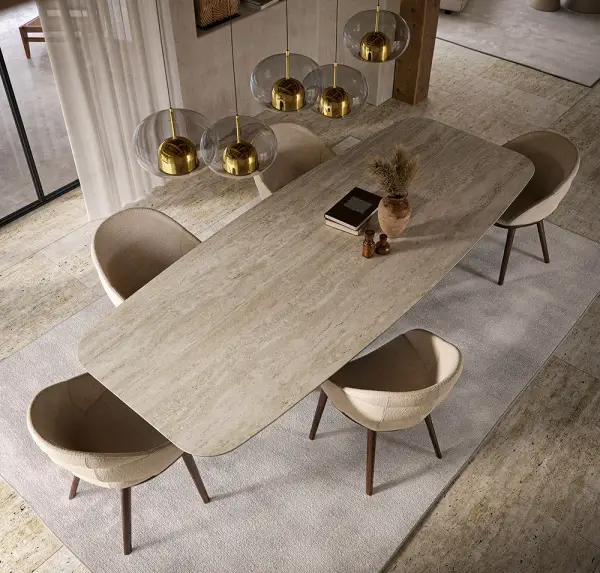 Mesa de comedor keramik colosseo Skorpio Cattelan