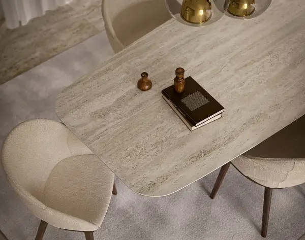 Mesa de comedor keramik colosseo Skorpio Cattelan