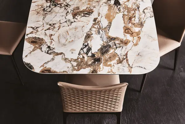 Mesa de comedor keramik makalu Skorpio Cattelan