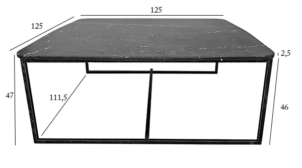 Mesa de centro marmól Bilar lig.defectos