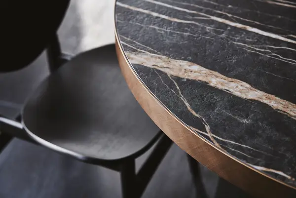 Mesa de comedor redonda keramik bistrot Ribot Cattelan