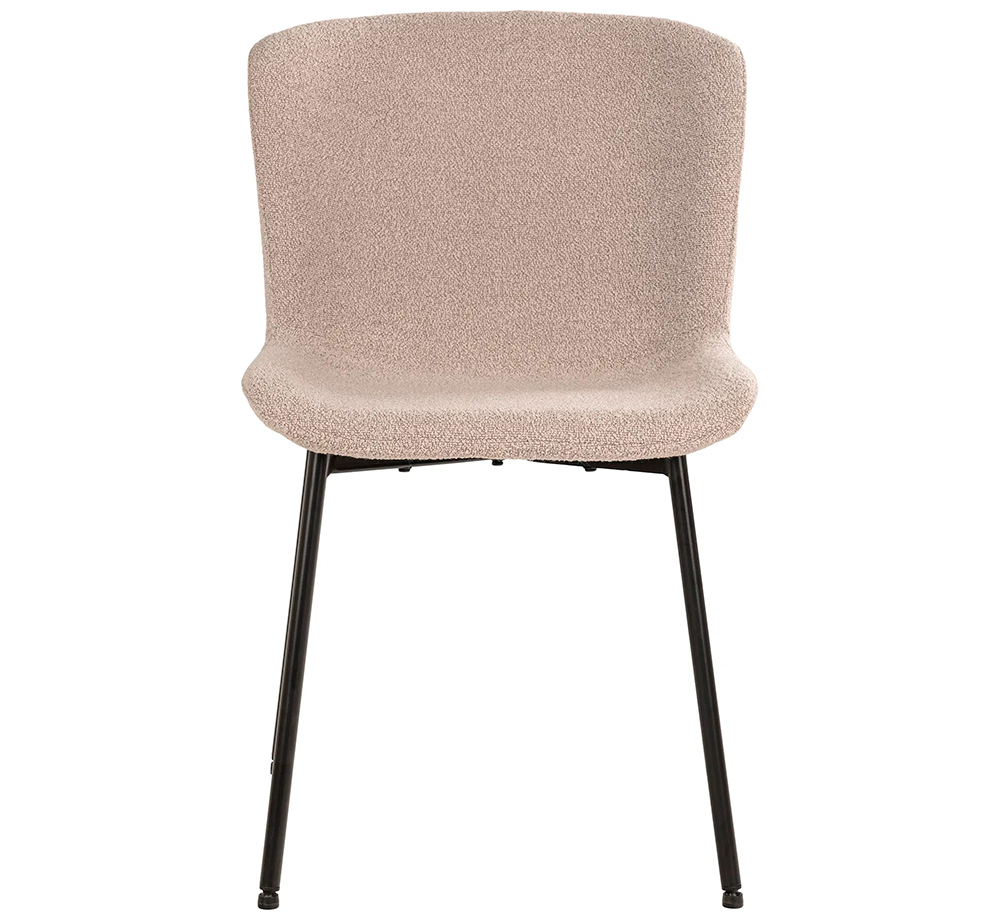 Silla bouclé beige Maceda