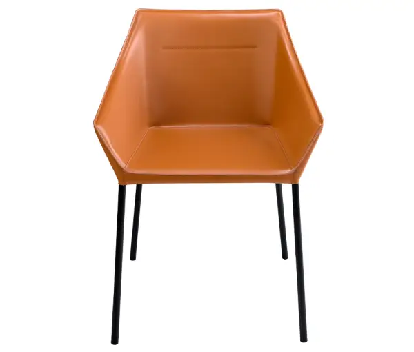 Sillón polipiel marrón Molise