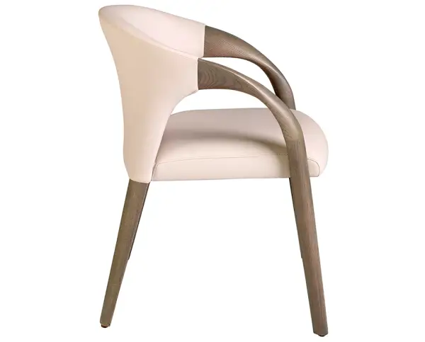 Sillón polipiel crema Ventotene
