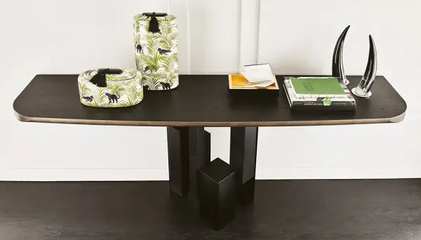 Consola madera con perfil Skyline Cattelan