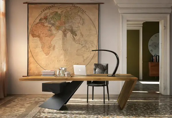 Mesa de escritorio madera Nasdaq Cattelan