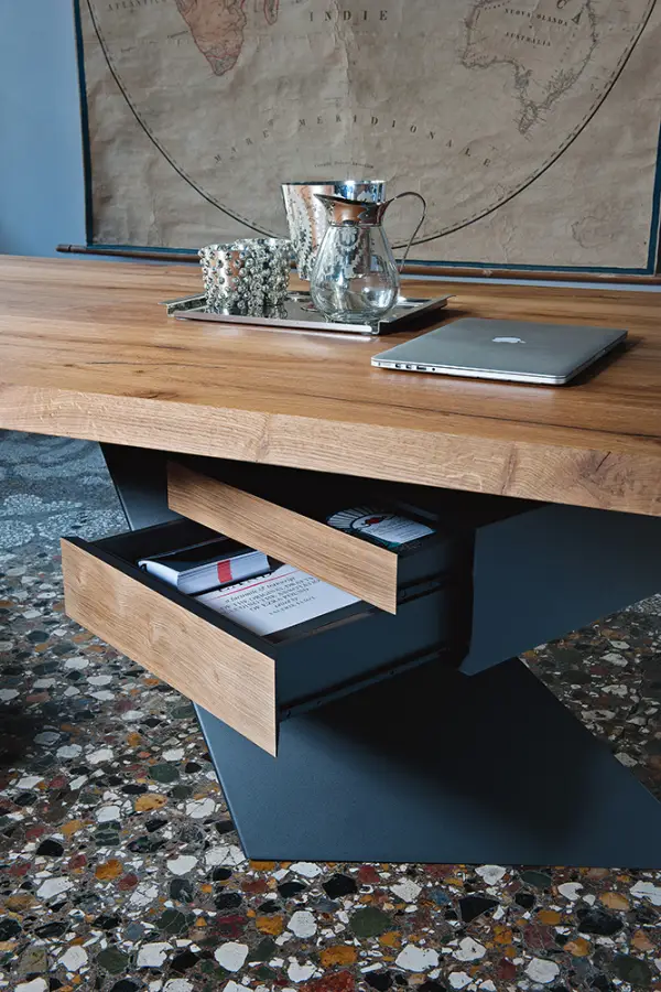 Mesa de escritorio madera Nasdaq Cattelan