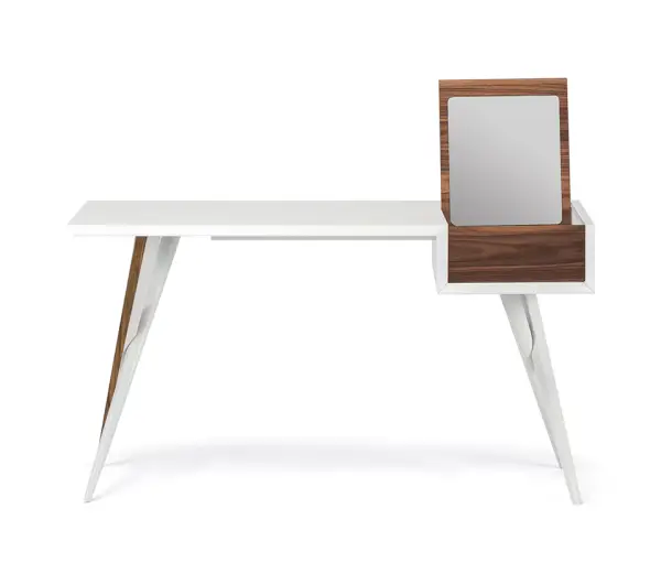 Mesa de escritorio nogal canaletto Batik Cattelan