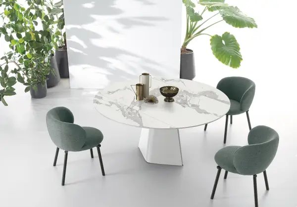 Mesa de comedor extensible porcelánico Tay Target Point