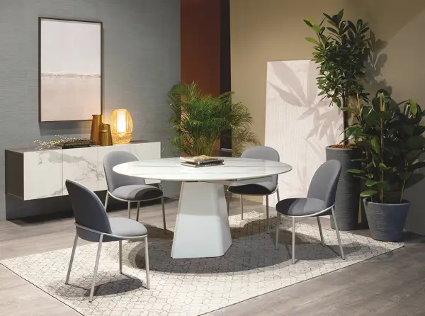 Mesa de comedor extensible porcelánico Tay Target Point