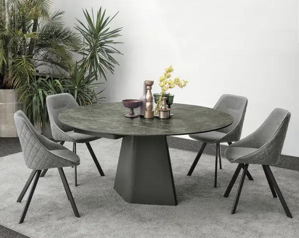 Mesa de comedor extensible porcelánico Tay Target Point