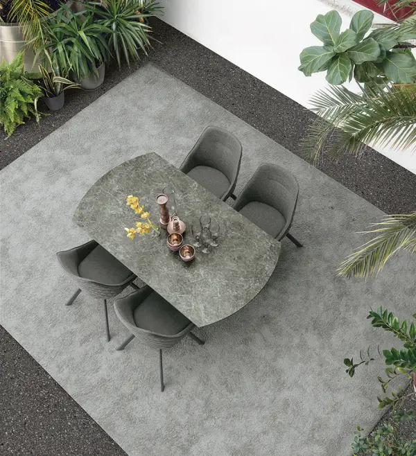 Mesa de comedor extensible porcelánico Tay Target Point