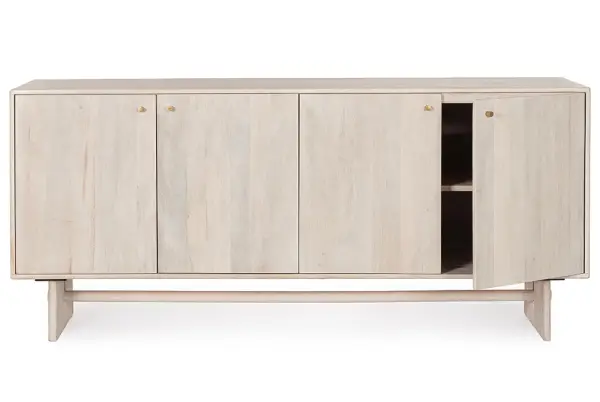 Aparador 4 puertas madera de mango Elisva