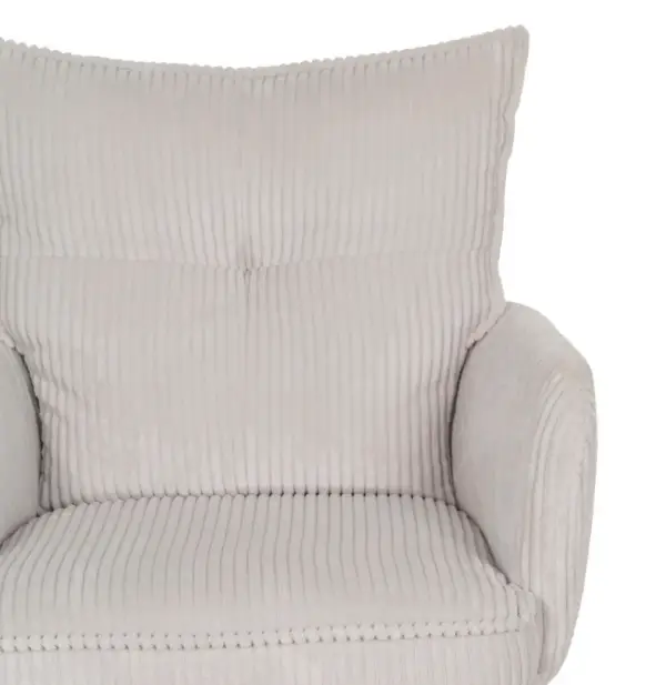 Sillón de despacho crema Vorma