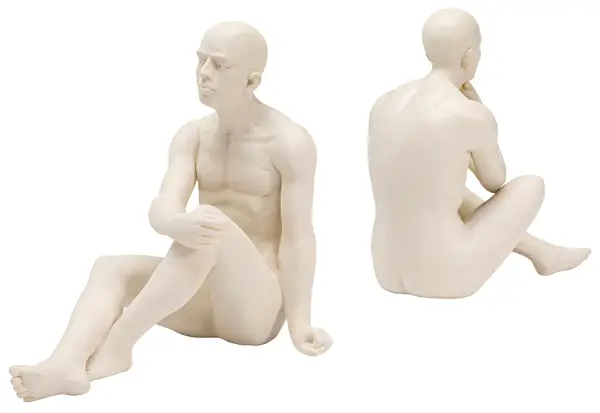 Objeto decorativo sujetalibros Man
